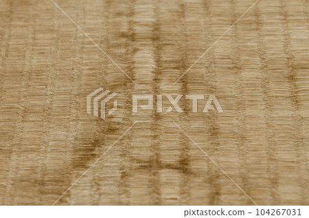 Dirty tatami mats with stains 104267031