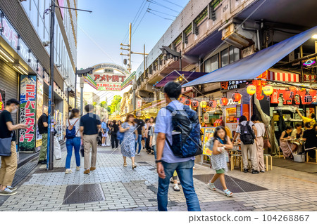 Urban scenery of Ueno, Tokyo: Ameya Yokocho, Ueno Station Urban scenery of Ueno, Tokyo: Ameya Yokocho, Ueno Station 104268867