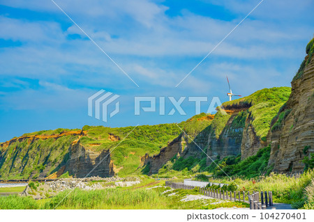 (Choshi City, Chiba Prefecture) Byobugaura, early morning 104270401