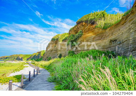 (Choshi City, Chiba Prefecture) Byobugaura, early morning (Choshi City, Chiba Prefecture) Byobugaura, early morning 104270404