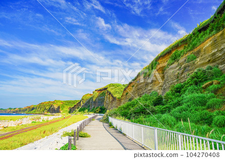 (Choshi City, Chiba Prefecture) Byobugaura, early morning 104270408