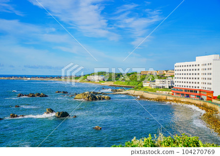 (Choshi City, Chiba Prefecture) Inubosaki Beach Seaside Hotel Morning 104270769