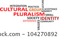 word cloud - cultural pluralism 104270892