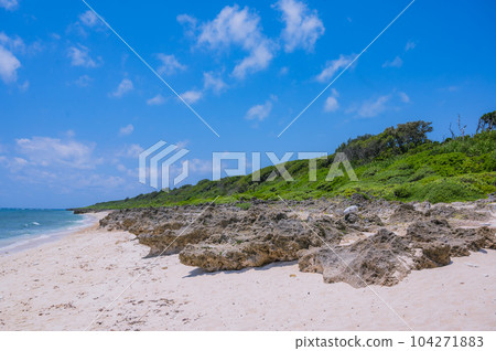 Okinawa Kudaka Island God's Island, Ishiki Beach 104271883
