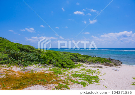 Okinawa Kudaka Island God's Island, Ishiki Beach Okinawa Kudaka Island God's Island, Ishiki Beach 104271886