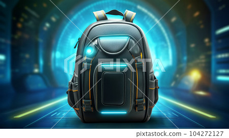 School backpack for books and textbooks, school year, the concept of school education School backpack for books and textbooks, school year, the concept of school education 104272127