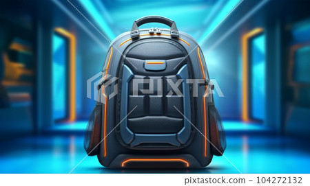 School backpack for books and textbooks, school year, the concept of school education School backpack for books and textbooks, school year, the concept of school education 104272132