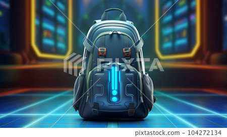 School backpack for books and textbooks, school year, the concept of school education School backpack for books and textbooks, school year, the concept of school education 104272134