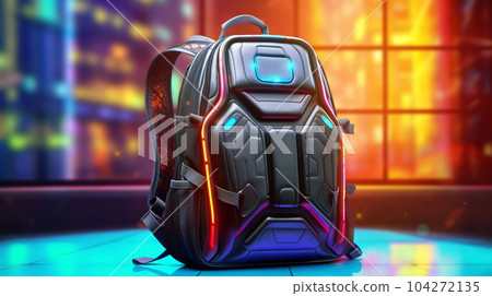 School backpack for books and textbooks, school year, the concept of school education 104272135