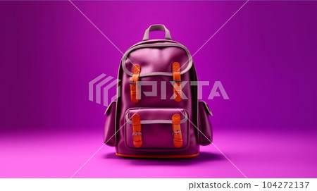 School backpack for books and textbooks, school year, the concept of school education 104272137