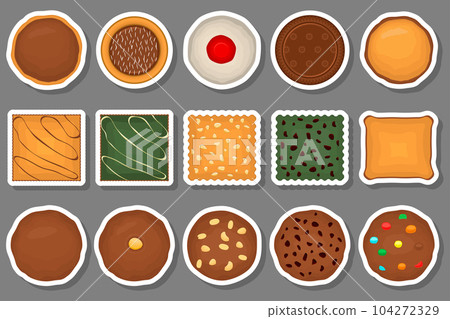 Big set homemade cookie different taste in pastry biscuit 104272329