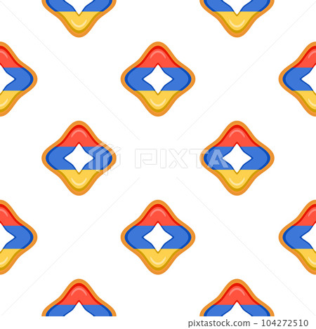 Pattern cookie with flag country Armenia in tasty biscuit Pattern cookie with flag country Armenia in tasty biscuit 104272510