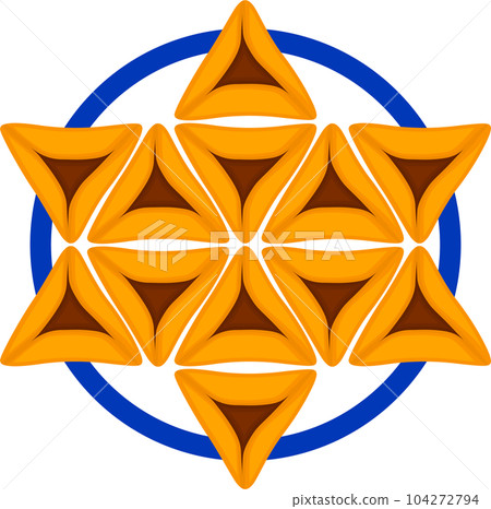 Collection accessory for celebration holiday Purim 104272794