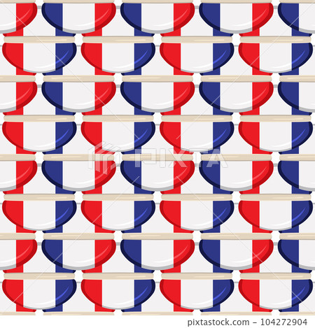 Pattern cookie with flag country France in tasty biscuit 104272904