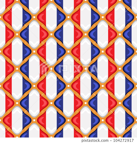 Pattern cookie with flag country France in tasty biscuit Pattern cookie with flag country France in tasty biscuit 104272917