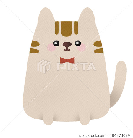 Cute kitten cat character Cute kitten cat character 104273059