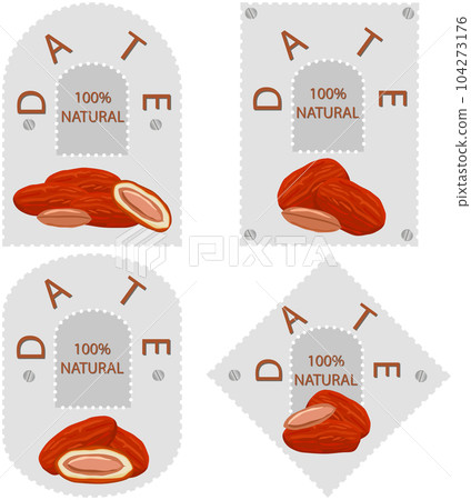 Sweet juicy tasty natural eco product date fruit 104273176