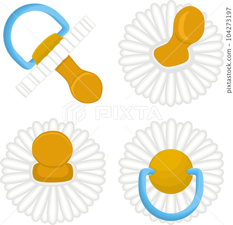 big set baby pacifiers, dummy with rubber nipple big set baby pacifiers, dummy with rubber nipple 104273197