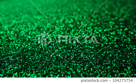 Abstract emerald background with shining sparkles. Glittering Particles surface. Abstract emerald background with shining sparkles. Glittering Particles surface. 104273754