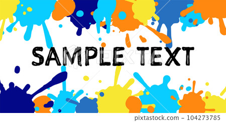 Frame material_colorful paint Frame material_colorful paint 104273785