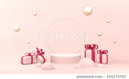 Mother's Day Valentine's Day Women's Day Birthday Anniversary Holiday Merchandise Display Stand Banner Product Display Stand 104274705