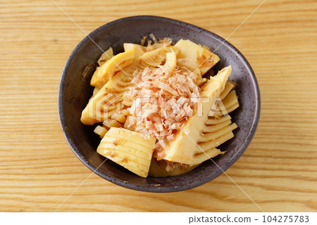 Boiled bamboo shoots Japanese food Boiled bamboo shoots Japanese food 104275783