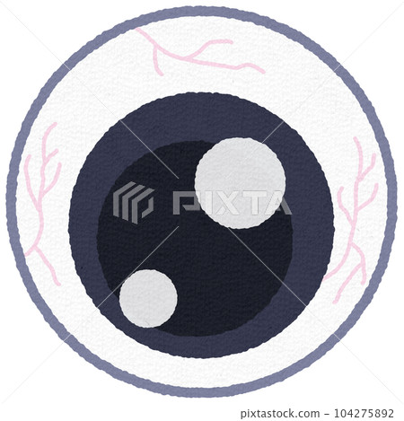 Spooky Halloween eyeball Spooky Halloween eyeball 104275892