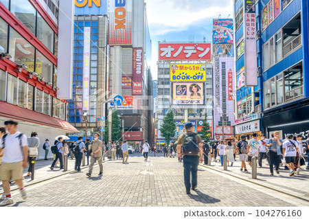 千代田區,東京秋葉原站,車站前的城市風光 千代田區,東京秋葉原站,車站前的城市風光 104276160