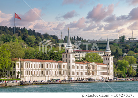 Kuleli Military High School, or Kuleli Askeri Lisesi, on shore of Bosphorus strait, Istanbul, Turkey Kuleli Military High School, or Kuleli Askeri Lisesi, on shore of Bosphorus strait, Istanbul, Turkey 104276173