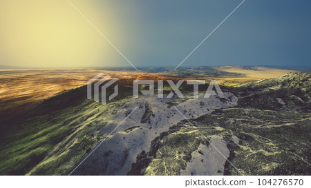 most beautiful colorful mountain and spectacular blue sky most beautiful colorful mountain and spectacular blue sky 104276570