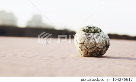 the old ball on ground 104276612
