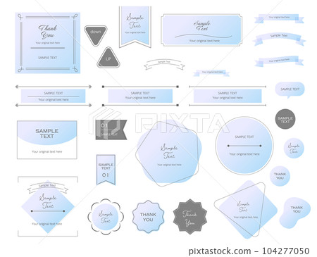 Airy geometric frame pastel aurora 104277050