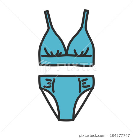 swimsuit illustration 104277747