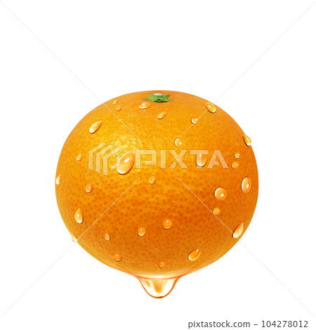 橙色插畫現實 104278012