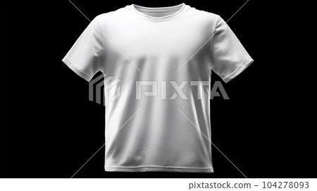 Photo white t-shirts for logos, inscriptions, designers, printing, copy space 104278093