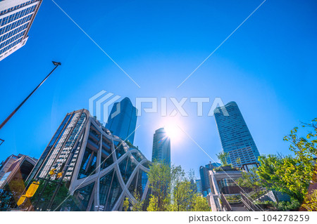 Tokyo cityscape in Japan, overlooking Azabudai Hills etc. Tokyo cityscape in Japan, overlooking Azabudai Hills etc. 104278259