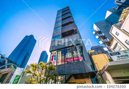 Tokyo cityscape in Japan Kamiyacho Station and Azabudai Hills etc. 104278300