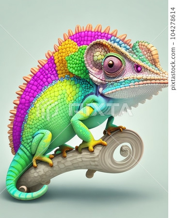 七彩變色龍 七彩變色龍 104278614