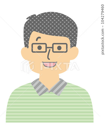 Facial Expression: Smiling Male 02 Facial Expression: Smiling Male 02 104279460