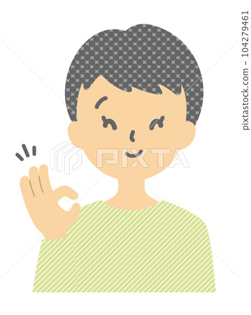 Facial expression: smiling woman 03 Facial expression: smiling woman 03 104279461
