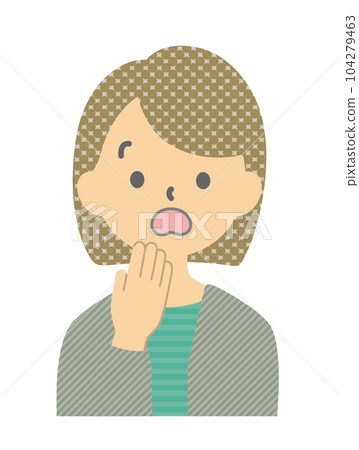 Facial Expression: Surprised Woman 01 Facial Expression: Surprised Woman 01 104279463