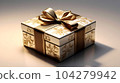 Beautifully designed gift box 104279942