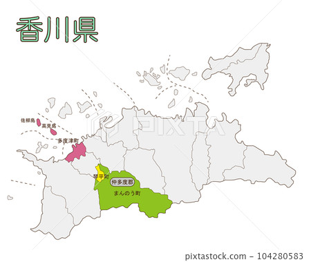 香川縣中多戶郡 104280583