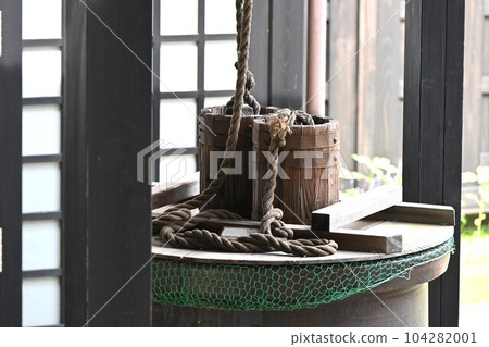 Well Showa retro background material 104282001