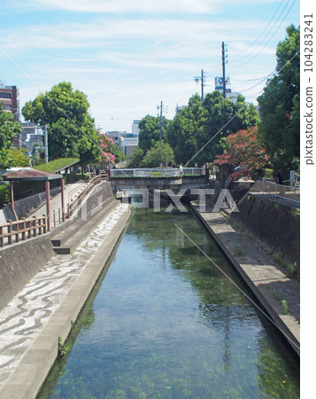 岐阜縣大垣市的河流 岐阜縣大垣市的河流 104283241