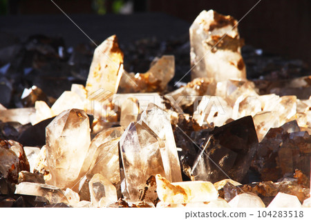 Freshly mined Brazilian crystal 104283518