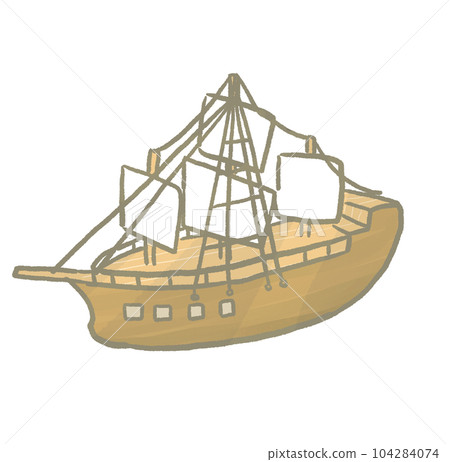 R: Sea where pirates lurk☆pirate ship ③ 104284074