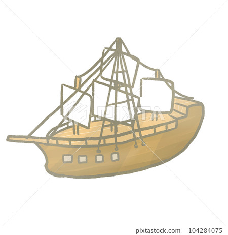 R: Sea where pirates lurk☆pirate ship④ 104284075