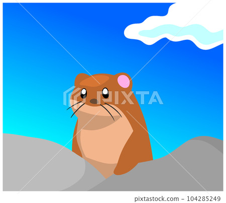 Japanese stoat 104285249
