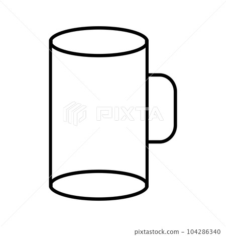 glass cup icon and coffee mug and ice glass cup icon and coffee mug and ice 104286340